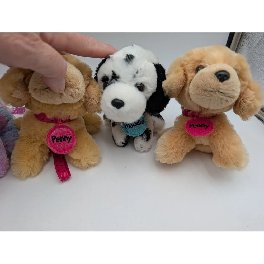 Gund‎ Justice Pet Pixie Cleo Cat Sweet Pea Rabbit Maddie Penny Plush Leash Lot